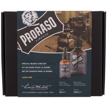 Azur Lime Set I - Dárková sada přípravků na plnovous